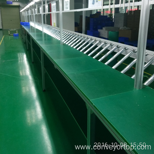 Gravity Conveyor Roller Assembly Line